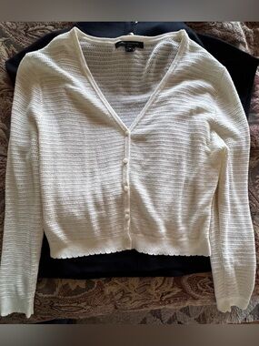 French Connection White Sweater